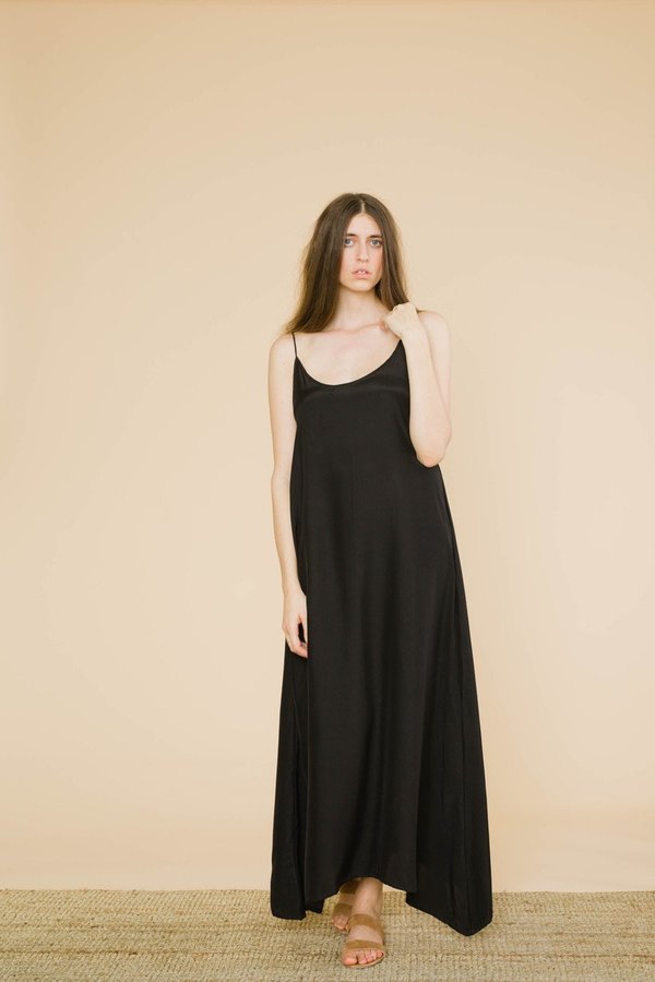 Natalie Martin Collection Heather Maxi - Black Silk Natalie Martin Collection Heather Maxi - Black Silk
