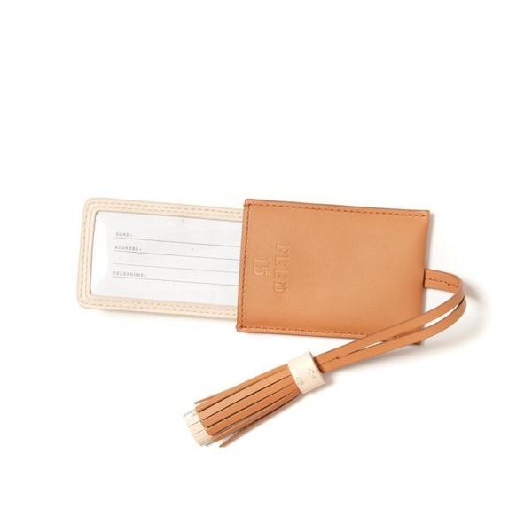 FEED Leather Luggage Tag - CAMEL FEED Leather Luggage Tag - CAMEL