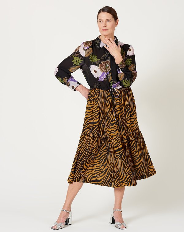No.6 Roman Dress - Zebra/Hyacinth No.6 Roman Dress - Zebra/Hyacinth