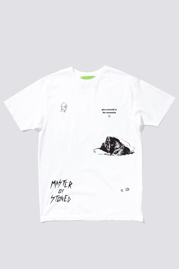 Mister Green Master of Stoned Tee - White Mister Green Master of Stoned Tee - White