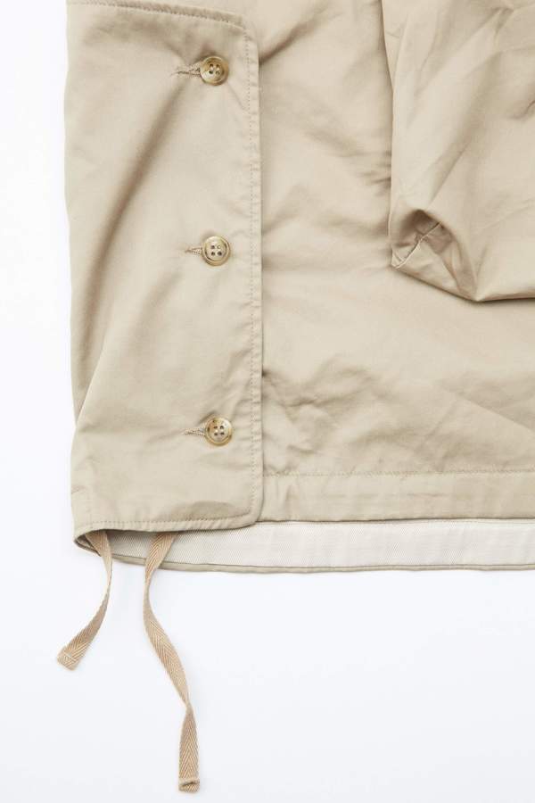 Engineered Garments Highcount Twill Cover Vest - Khaki | Garmentory