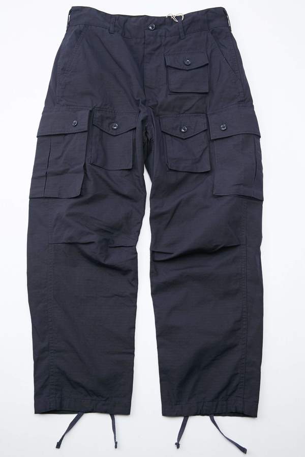 Engineered Garments FA Cotton Ripstop Pant - Dark Navy | Garmentory
