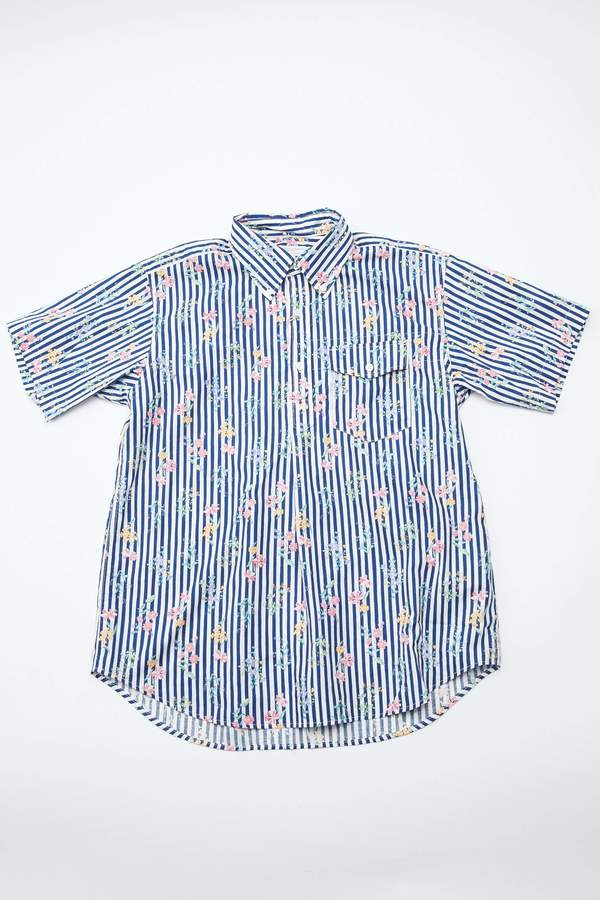 トップス Engineered Garments Popover BD Stripe S Engineered-Garments-Popover-BD