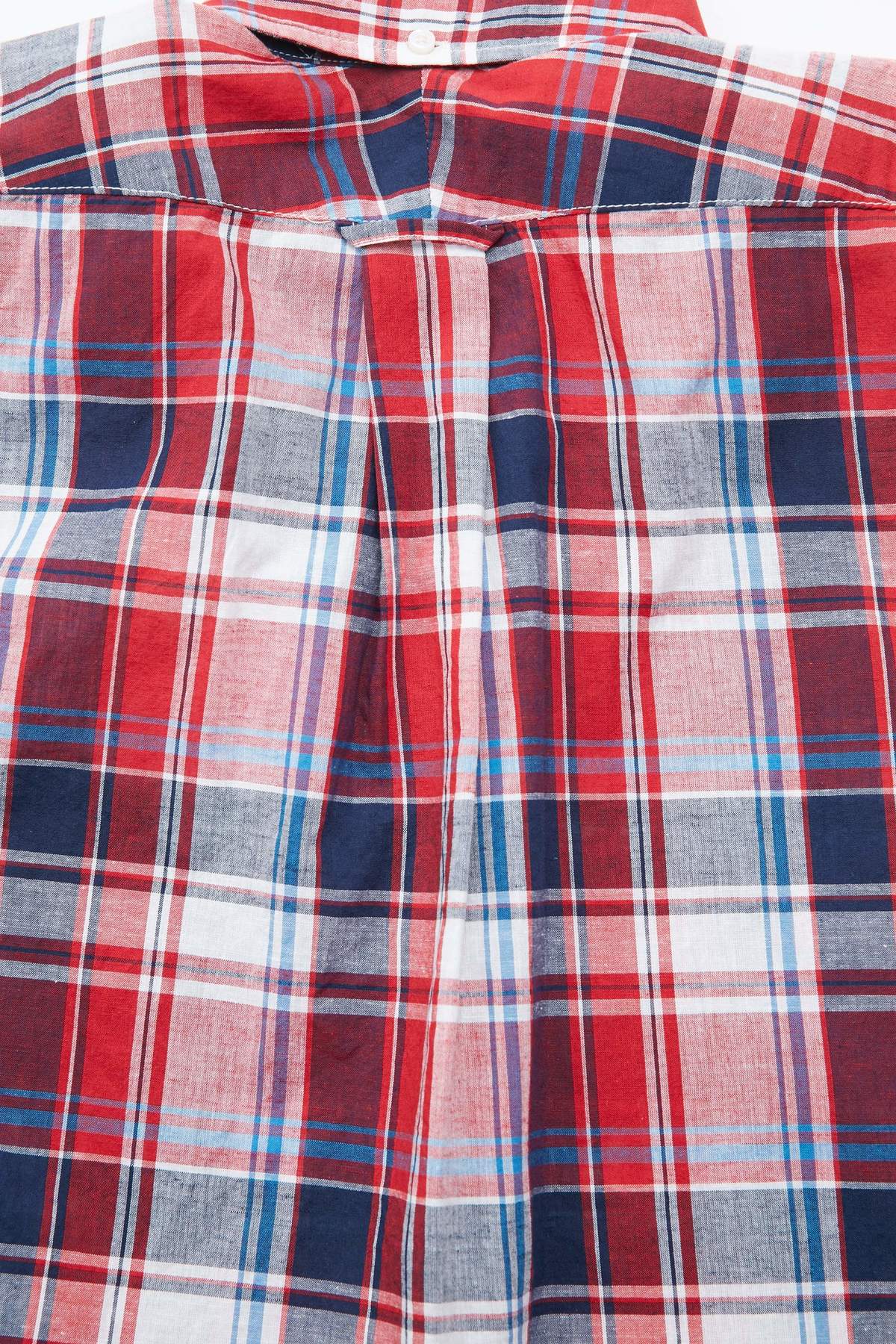 トップス ENGINEERED GARMENTS Popover Shirt Madras Engineered Garments Popover BD Shirt in Madras Dobby