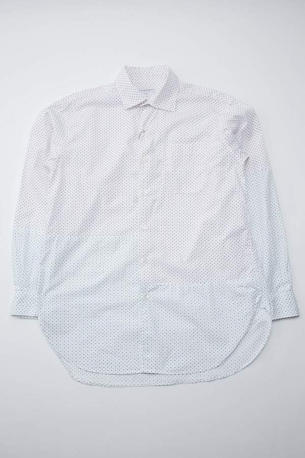Engineered Garments Spread Collar Shirt - Red/Navy Small Polka Dot Engineered Garments Spread Collar Shirt - Red/Navy Small Polka Dot