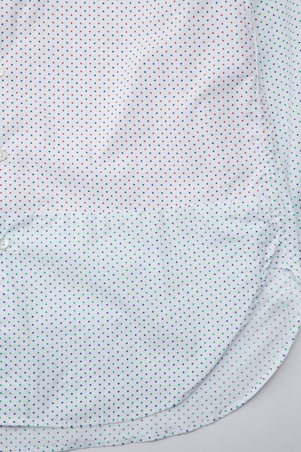 Engineered Garments Spread Collar Shirt - Red/Navy Small Polka Dot Engineered Garments Spread Collar Shirt - Red/Navy Small Polka Dot