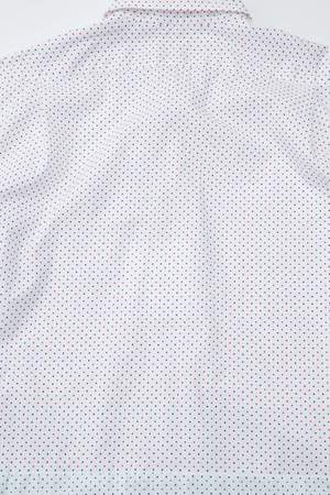 Engineered Garments Spread Collar Shirt - Red/Navy Small Polka Dot Engineered Garments Spread Collar Shirt - Red/Navy Small Polka Dot