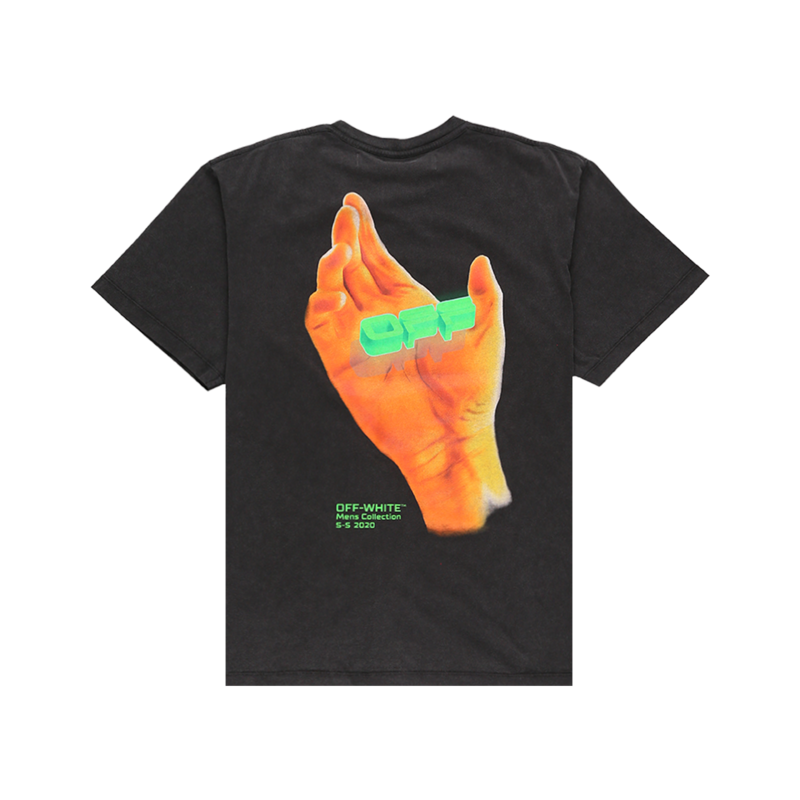 Off-White™ ハンドロゴ Tシャツ Off-White Hand Logo Oversized T-Shirt - black | Garmentory