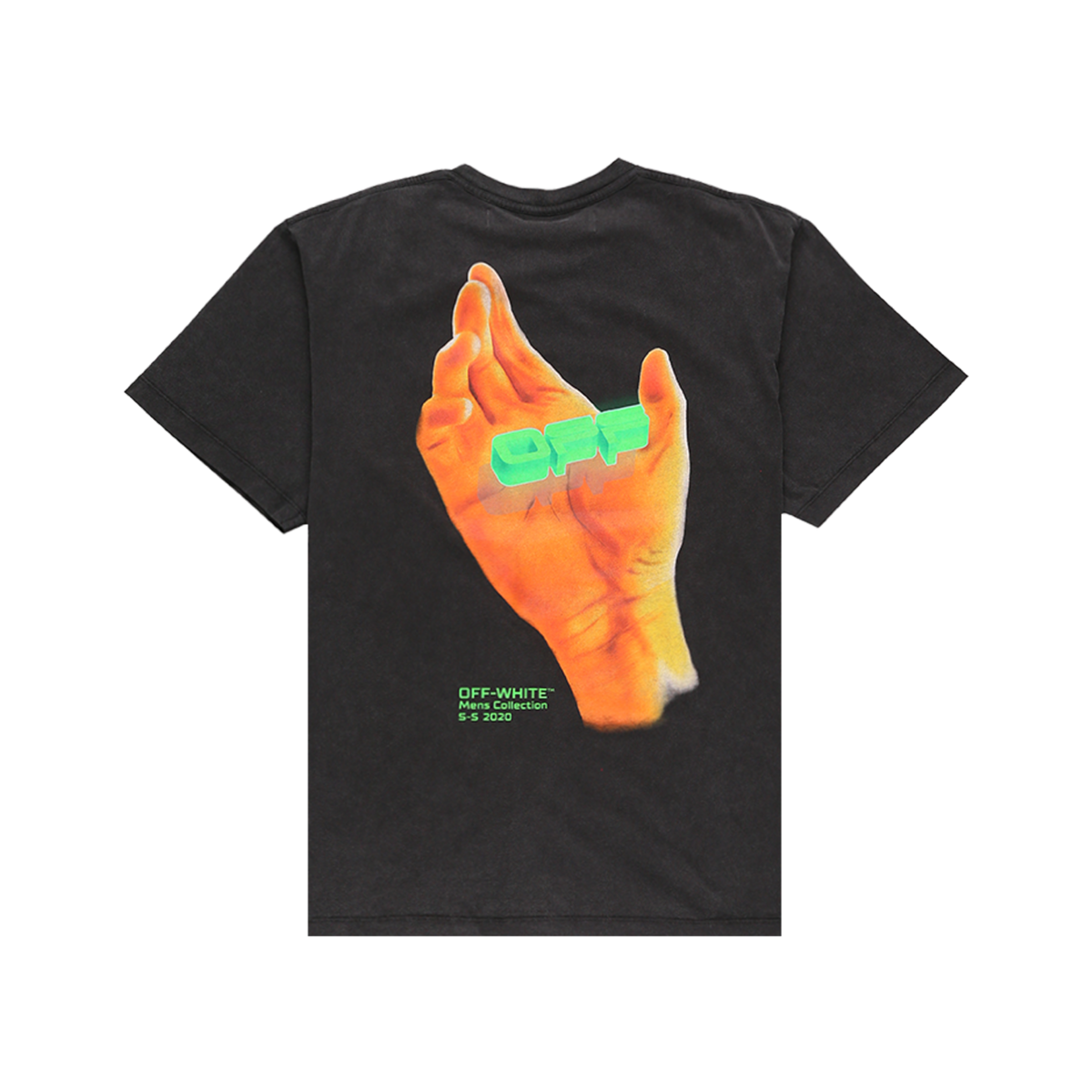 Off-White Hand Logo Oversized T-Shirt - black | Garmentory
