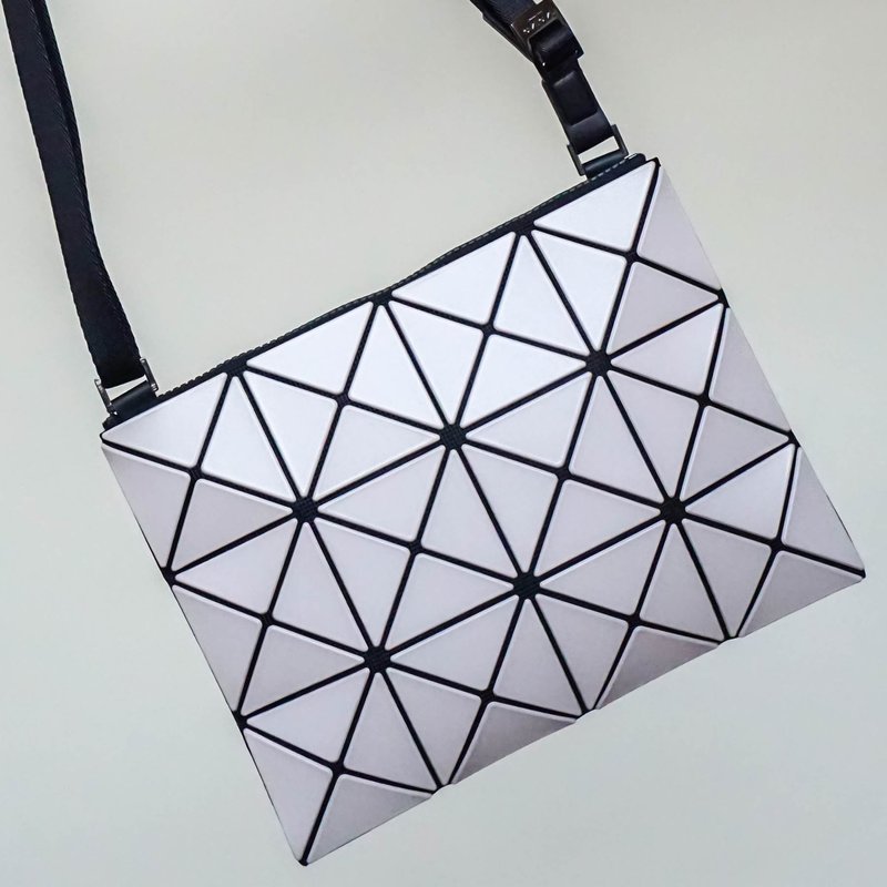 Issey Miyake Bao Bao Lucent Matte Crossbody Bag - Blush | Garmentory