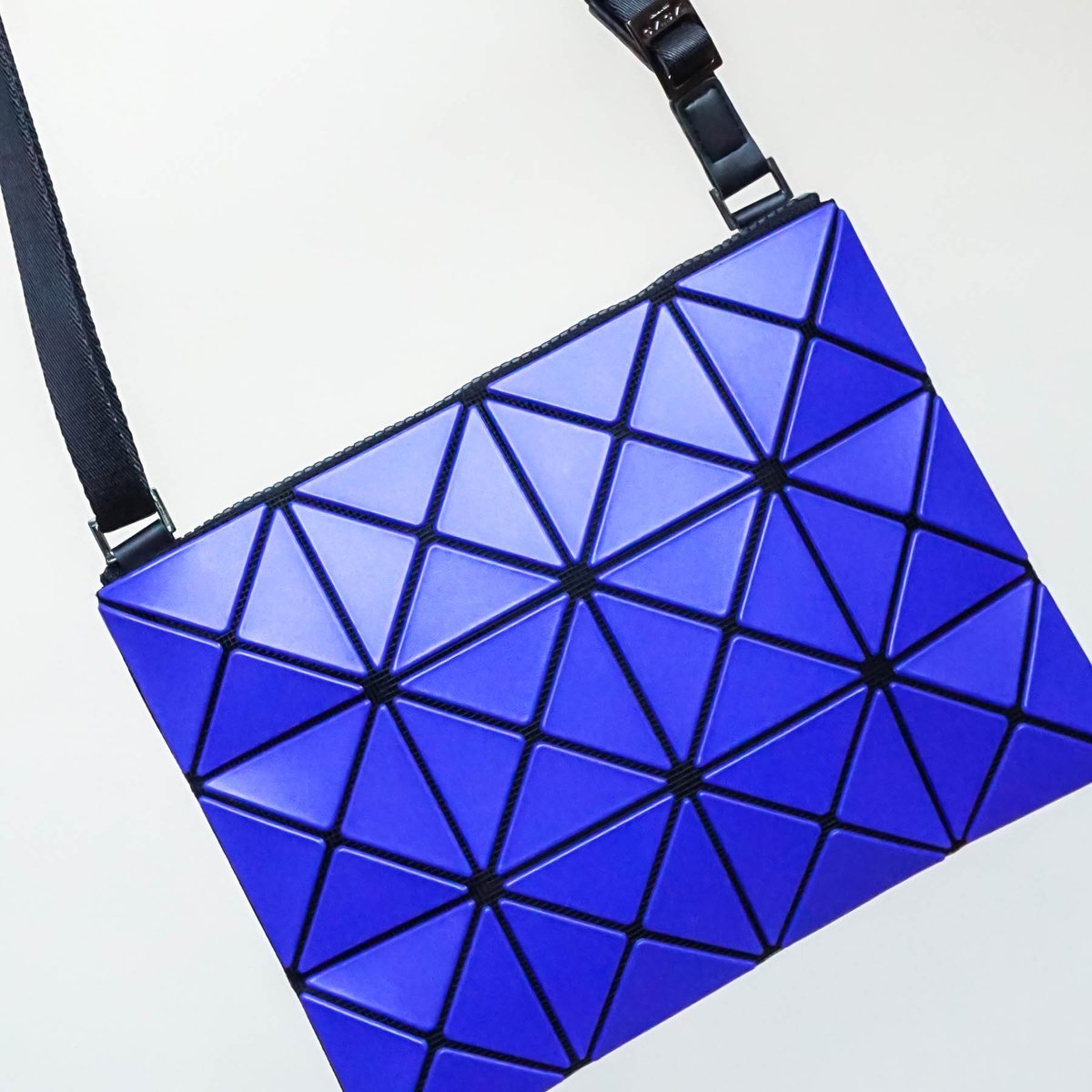 Issey Miyake Bao Bao Lucent Matte Crossbody Bag - Purple | Garmentory