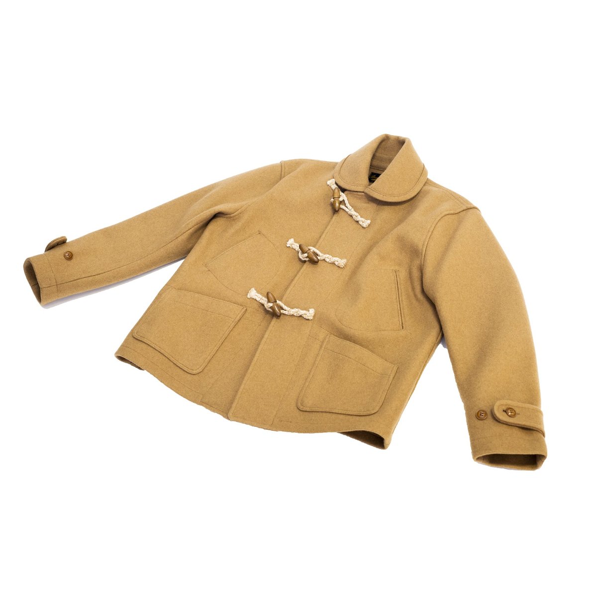 バズリクソンズ WOOL MELTON SHORT DUFFLE COAT Buzz Rickson's Short Duffle Coat - Camel | Garmentory