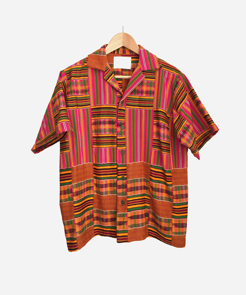 COATZ Kente Shirt - Pink COATZ Kente Shirt - Pink