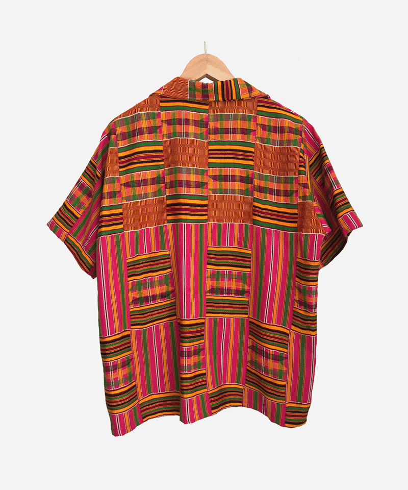 COATZ Kente Shirt - Pink COATZ Kente Shirt - Pink
