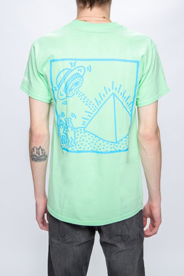 Diamond Supply Co. x Keith Haring Space Ships T-Shirt - Mint Diamond Supply Co. x Keith Haring Space Ships T-Shirt - Mint