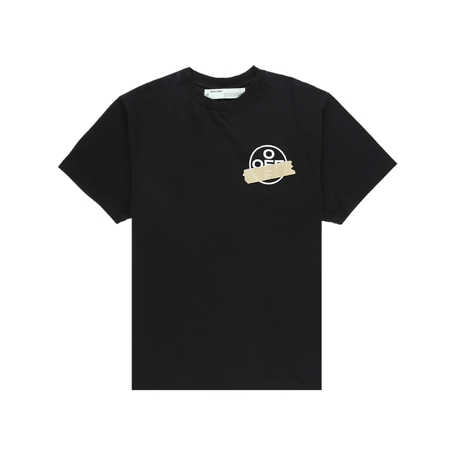 off white masking tape t shirt