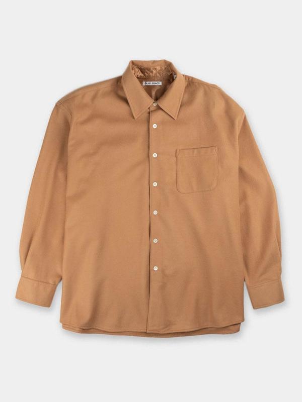 Our Legacy Borrowed Wool Shirt - Camel | Garmentory