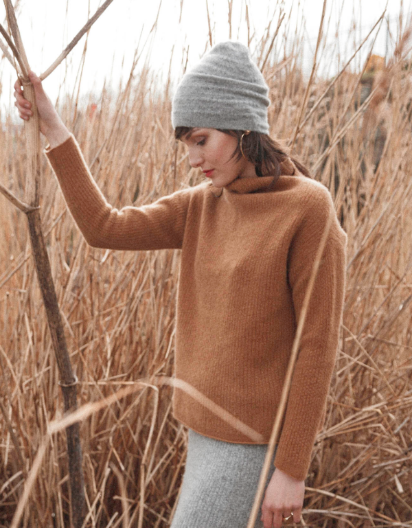 Ros Duke Textured Cashmere Beanie Ros Duke Textured Cashmere Beanie