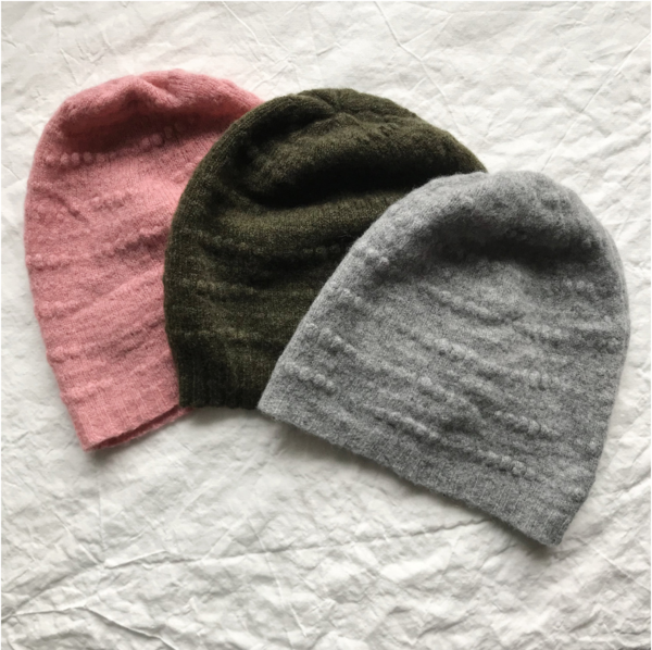 Ros Duke Textured Cashmere Beanie Ros Duke Textured Cashmere Beanie