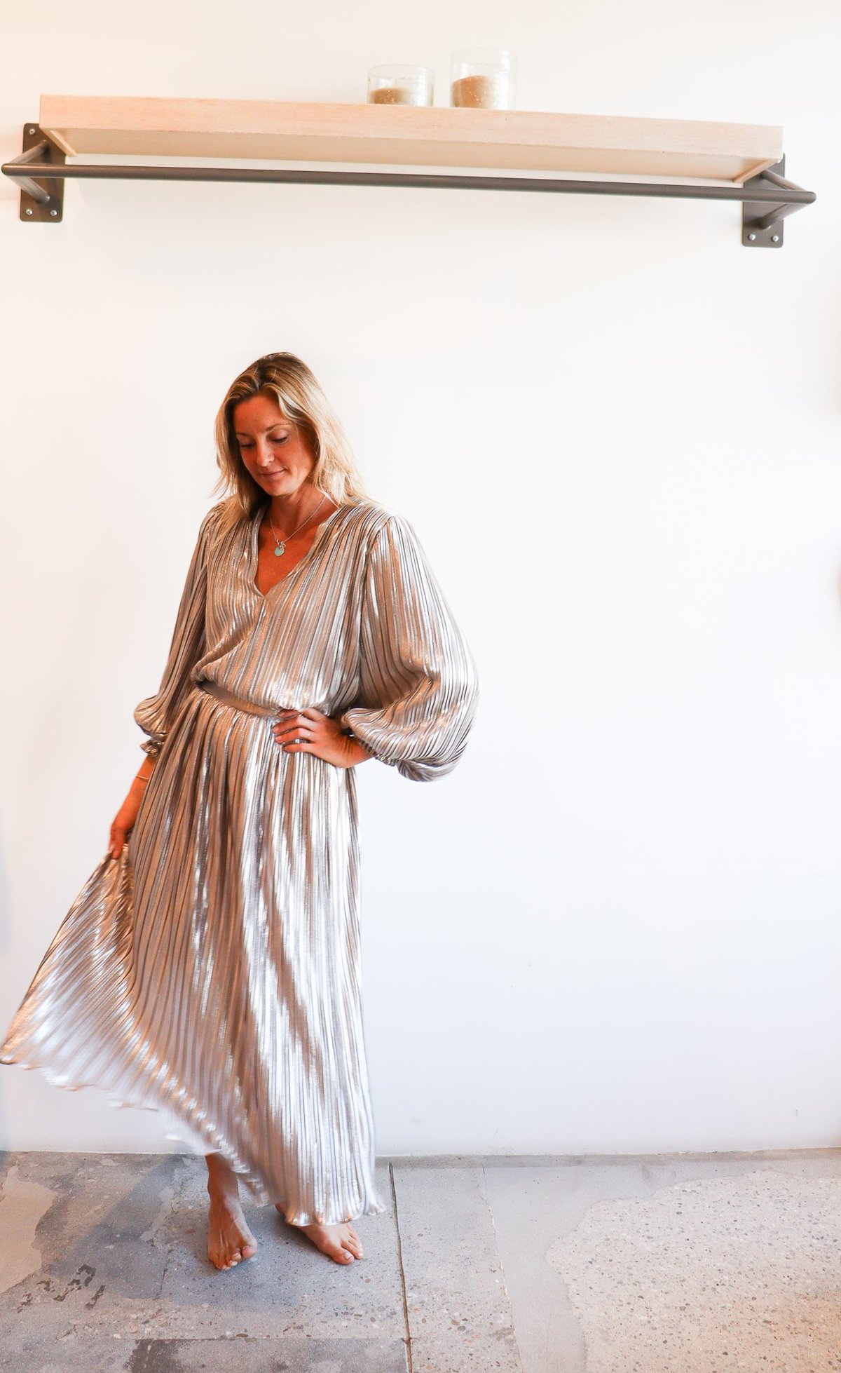 Saloni Camille Skirt in Champagne - Image 1 of 4