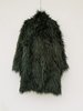 SAMPLE - COAT FAUX FUR SHAGGY - dark green - Thumbnail 4