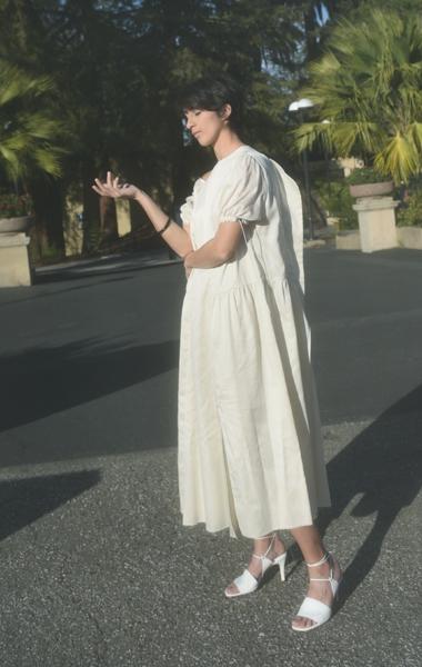 Renata Brenha Triple Dress Cream Garmentory