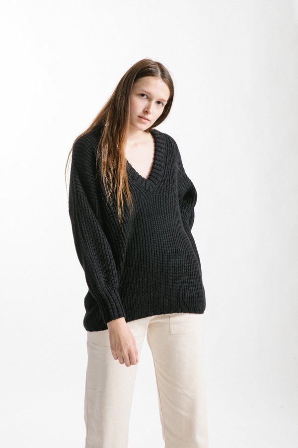 First Rite Long V Sweater First Rite Long V Sweater