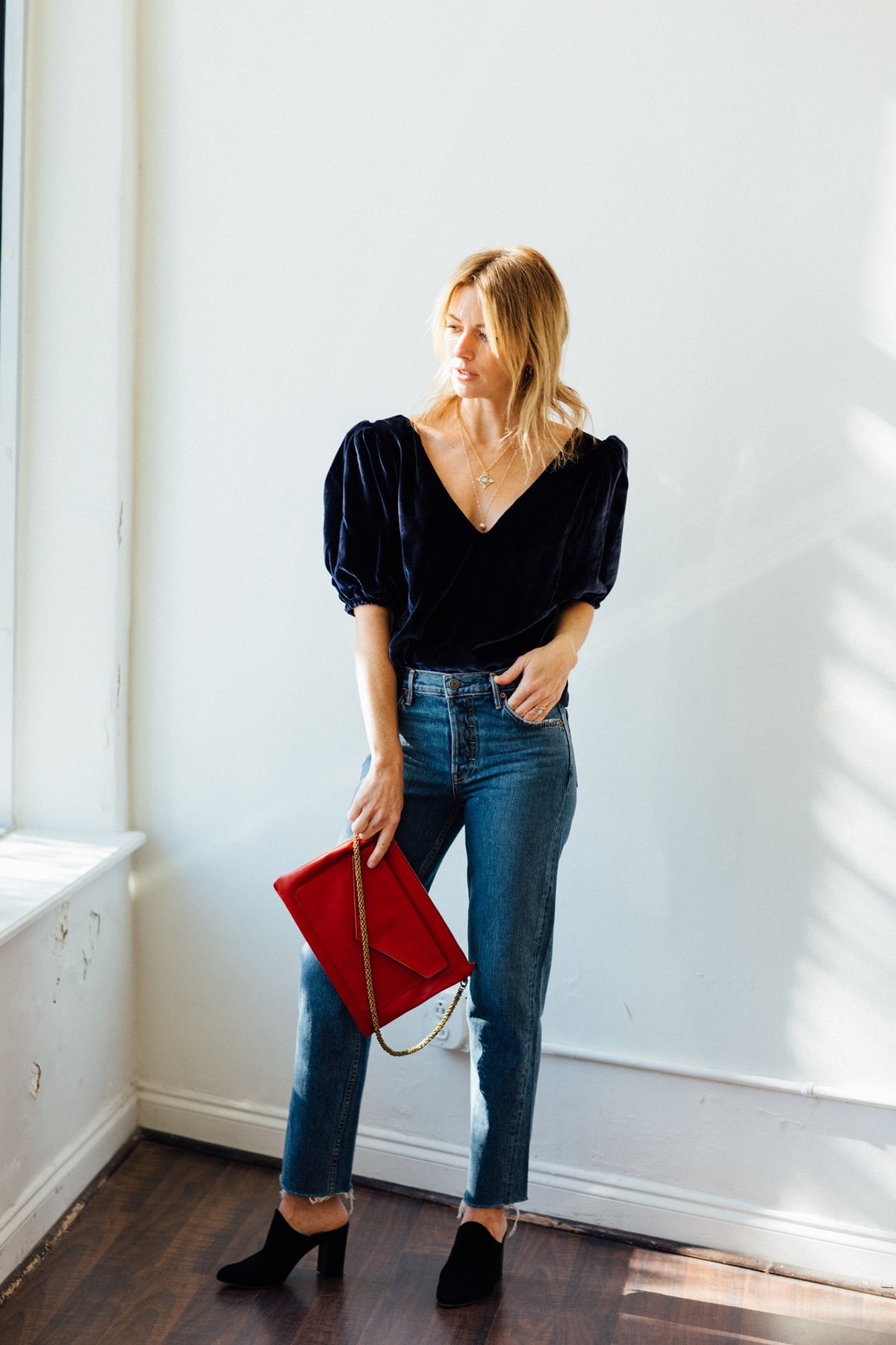 GRLFRND Helena Straight Leg Jeans - Bandera - Image 1 of 8