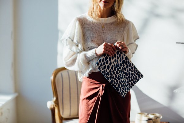 VINCE Tie Front Asymmetric Skirt Dark Rosewood Garmentory