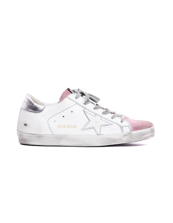 golden goose white pink
