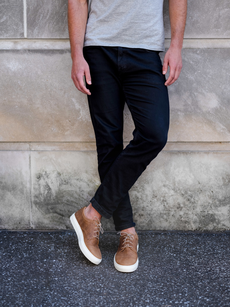 Nisolo Everyday Low Top Sneaker - Tobacco | Garmentory display picture 1