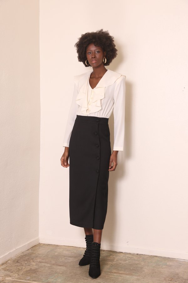 "INTENTIONALLY __________." ARCHIVE 0259 ONE PIECE BLOUSE DRESS "INTENTIONALLY __________." ARCHIVE 0259 ONE PIECE BLOUSE DRESS