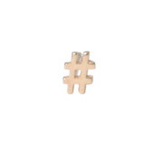 Winden Jewelry Hashtag stud Winden Jewelry Hashtag stud