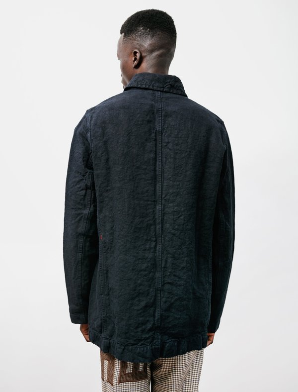 Casey Casey Oliver Linen Jacket - Dark Navy | Garmentory