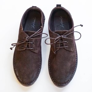 Derbies Marsèll Plateforme Orange - Taille 35 En Cuir - Occasion
