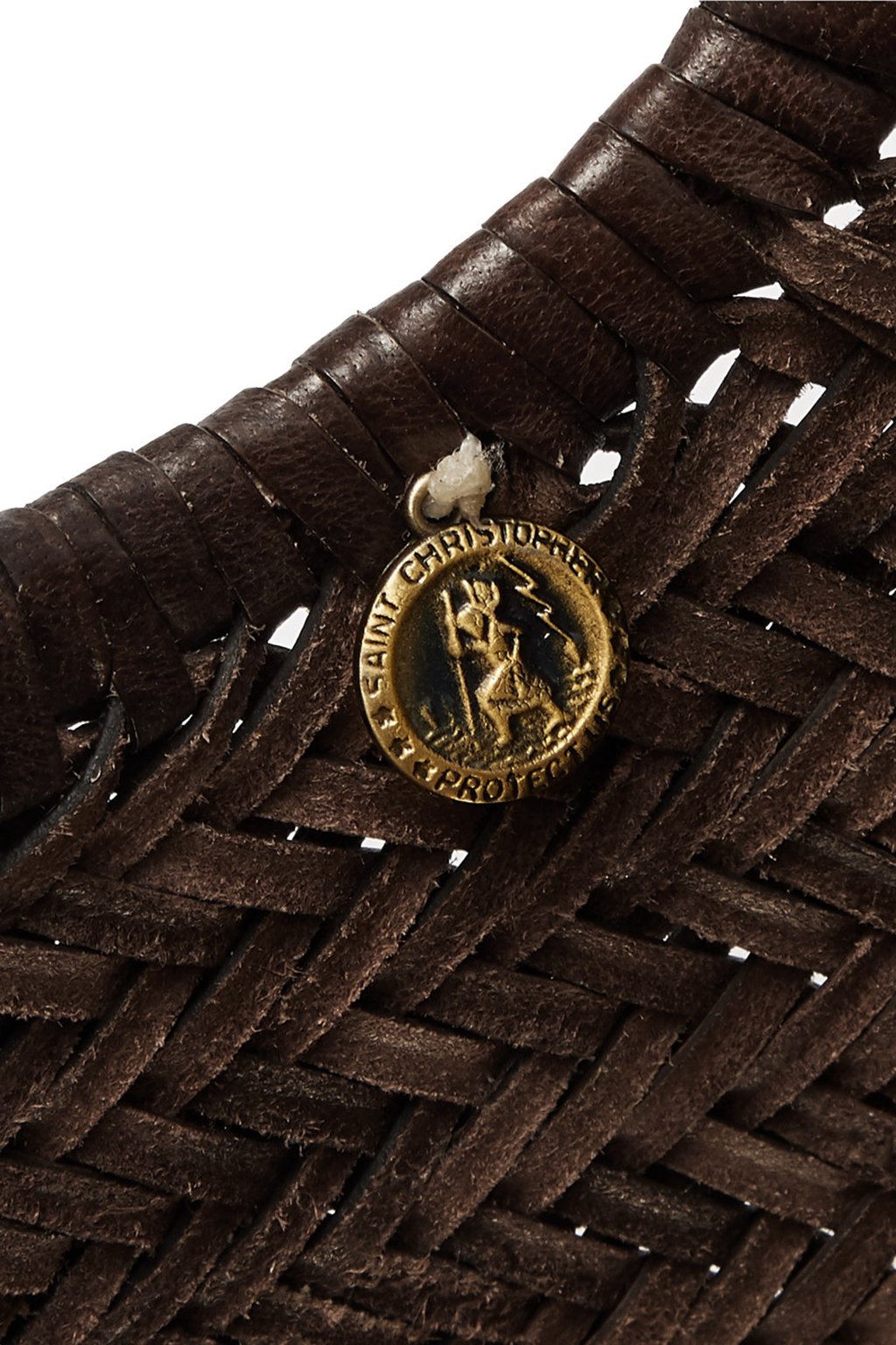 Dragon Diffusion NANTUCKET BASKET BAG DARK BROWN Garmentory