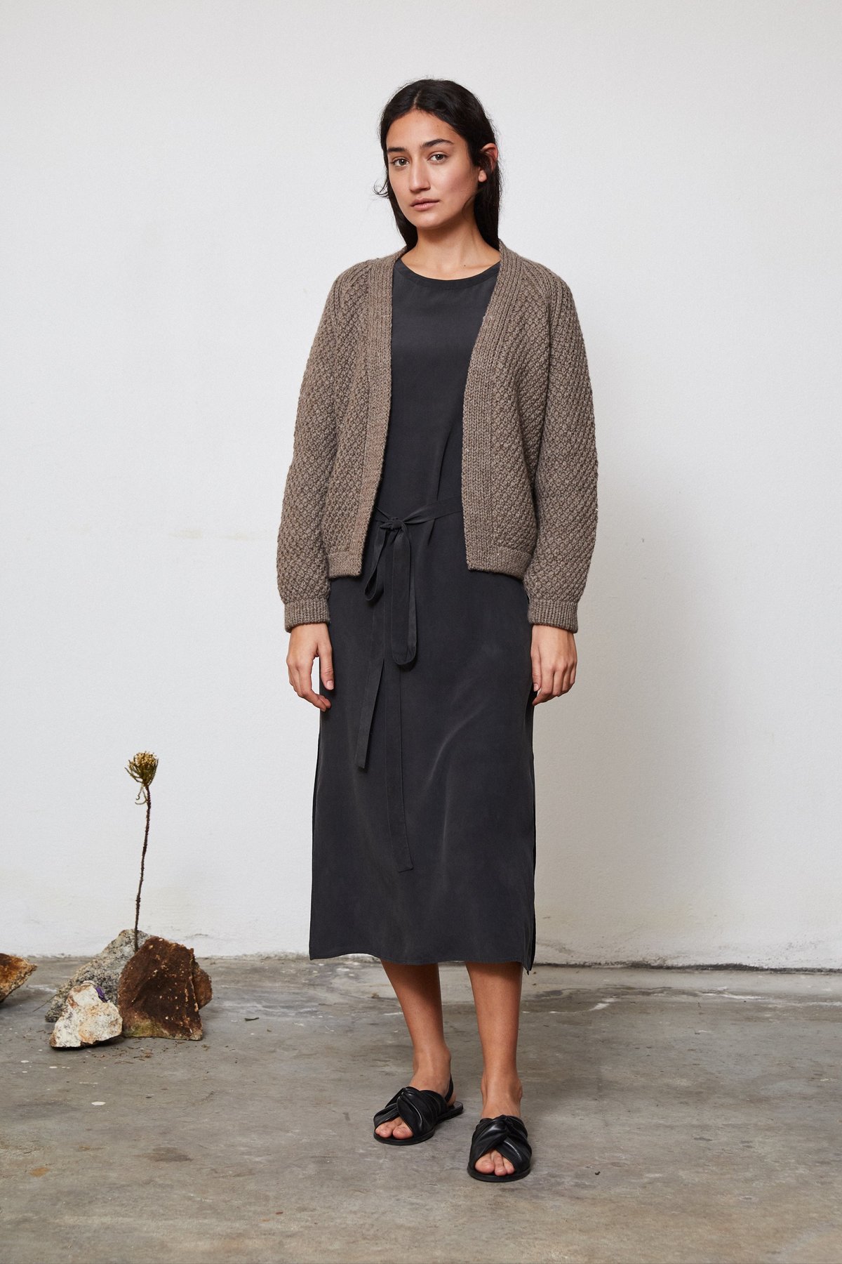 Ound Hand Knitted Sauco Wool Cardigan - Cub - Image 1 of 4