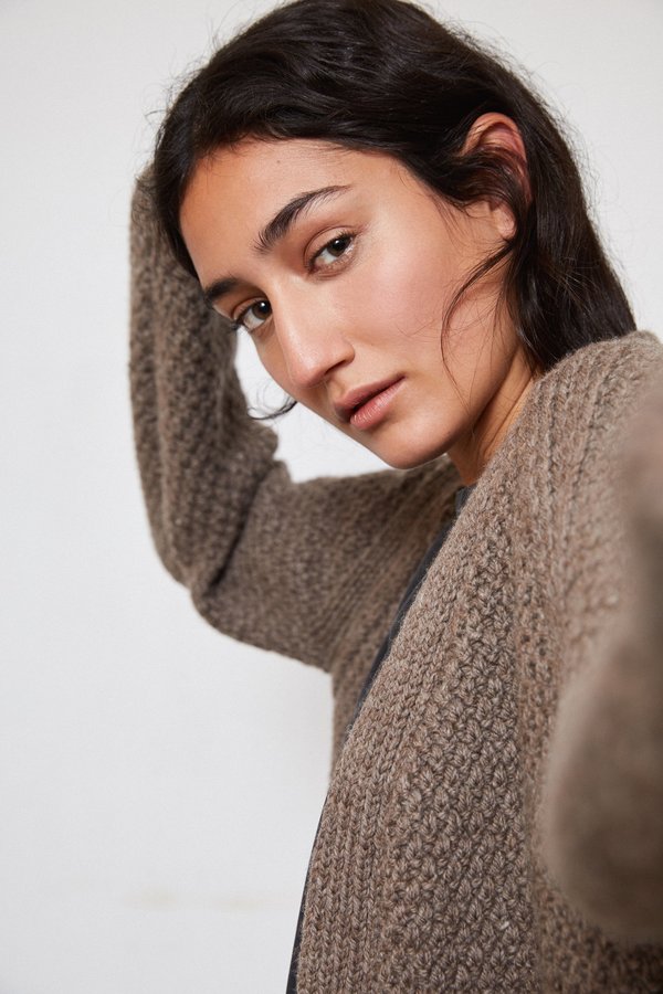 OUND HAND KNITTED WOOL CARDIGAN - CUB OUND HAND KNITTED WOOL CARDIGAN - CUB