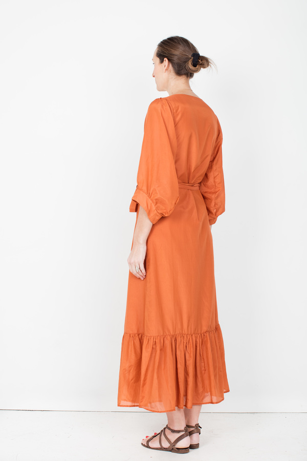 Pley Penelope Wrap Dress - Monarch Orange Pley Penelope Wrap Dress - Monarch Orange