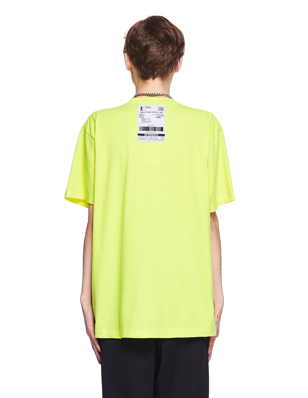Vetements Cotton Logo T-Shirt - Yellow Vetements Cotton Logo T-Shirt - Yellow