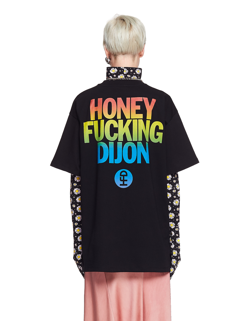 Tシャツ・カットソー HONEY FUCKING DIJON Men T Shirts HFD06T201BLACK Black HONEY FUCKING DIJON MAPPLETHORPE T-SHIRT BLACK | TODAY CLOTHING