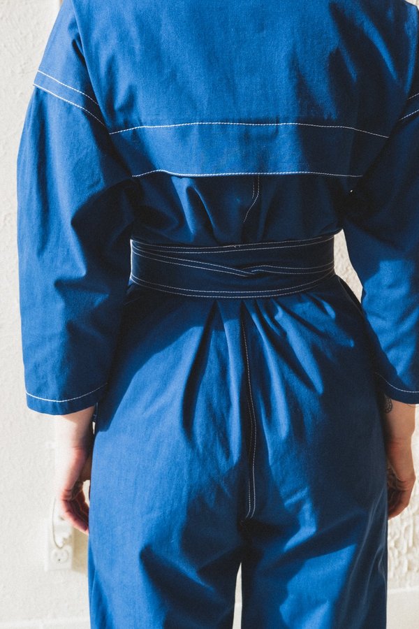 Caron Callahan FARRAH JUMPSUIT - INDIGO Caron Callahan FARRAH JUMPSUIT - INDIGO