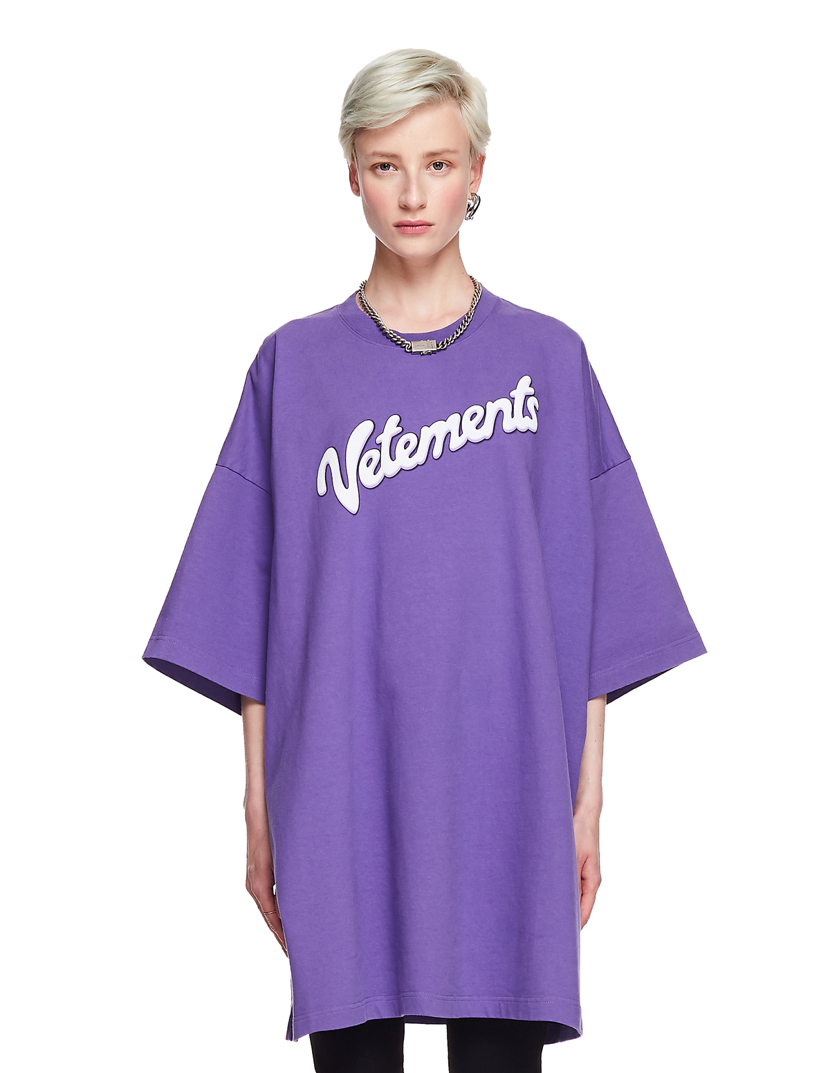 VETEMENTS 売れ筋商品|||ヴェトモン Tシャツ トップス レディース T-shirts Purple 楽天市場】VETEMENTS ヴェトモン レディース（Tシャツ