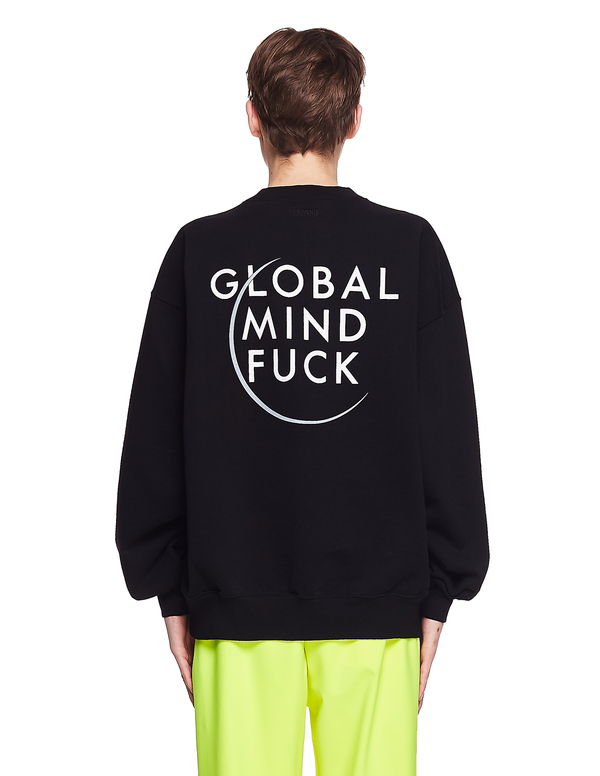 Vetements Cotton GMF Sweatshirt - Black Vetements Cotton GMF Sweatshirt - Black