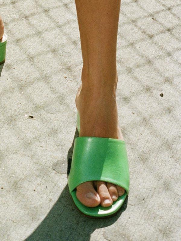 Maryam Nassir Zadeh Agatha Slide - Cactus Maryam Nassir Zadeh Agatha Slide - Cactus