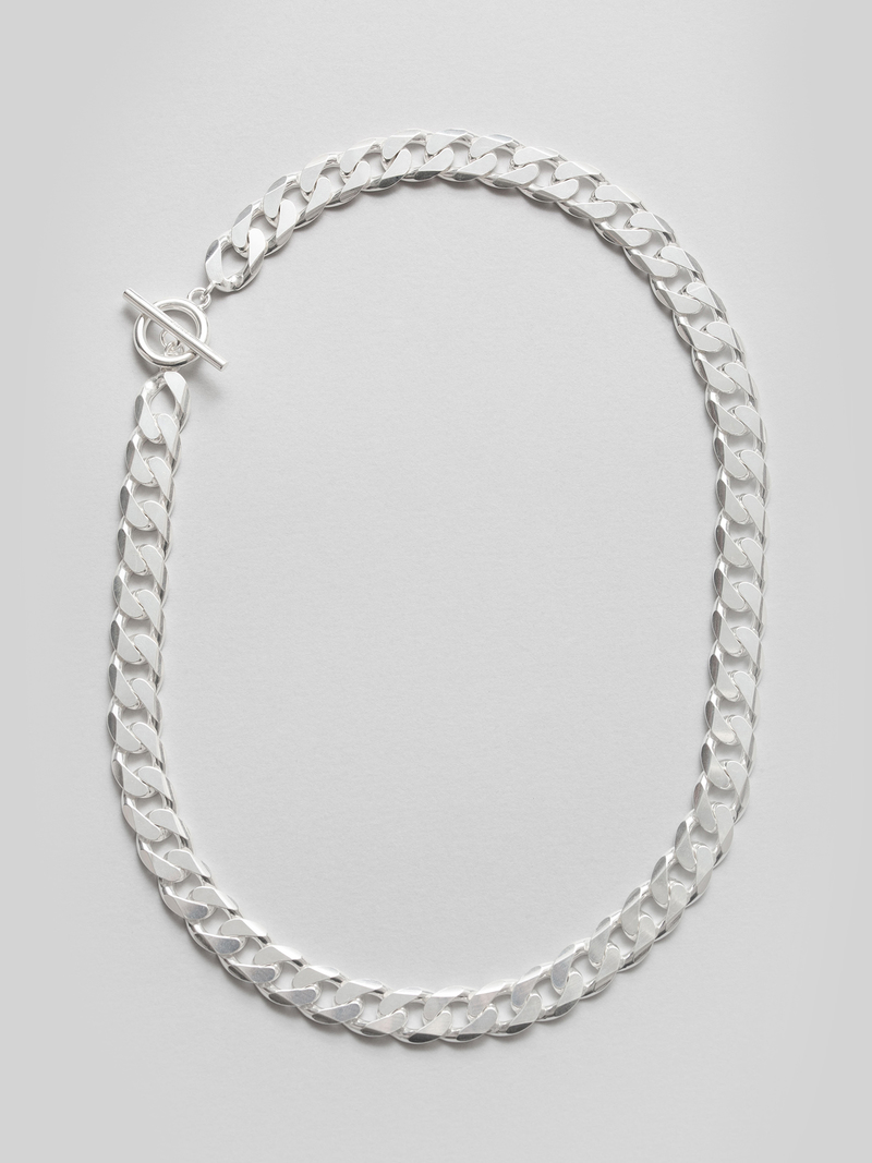 All Blues Moto Necklace - Carved Silver | Garmentory