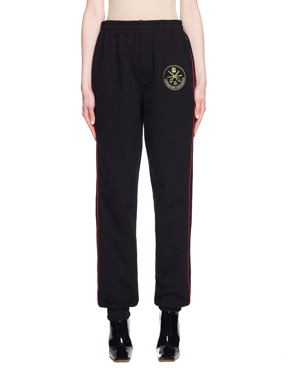 Vetements Cotton Police Sweatpants - Black Vetements Cotton Police Sweatpants - Black