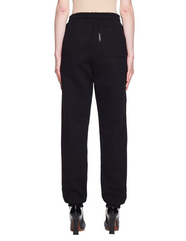 Vetements Cotton Police Sweatpants - Black Vetements Cotton Police Sweatpants - Black