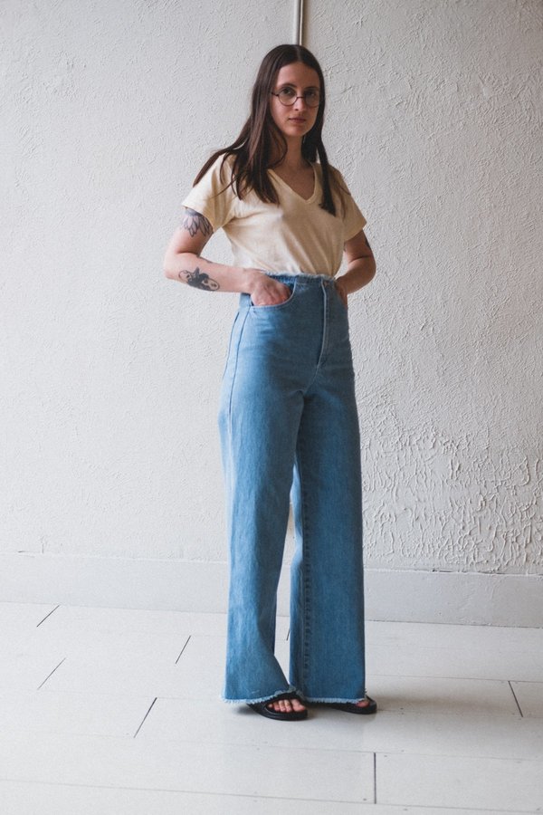 Shaina Mote NADIR PANT - SUPERWASH INDIGO Shaina Mote NADIR PANT - SUPERWASH INDIGO