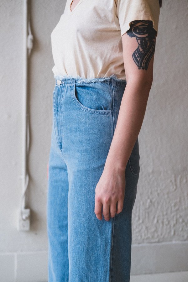 Shaina Mote NADIR PANT - SUPERWASH INDIGO Shaina Mote NADIR PANT - SUPERWASH INDIGO